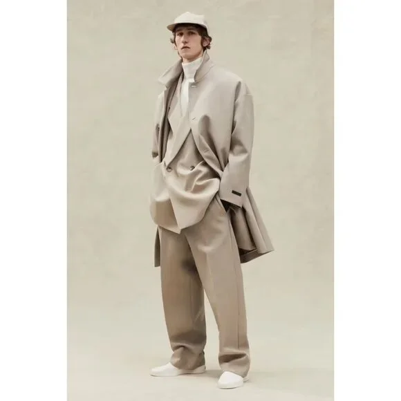 Fear of God Eternal Merino Wool Turtleneck in Cream XX-Large/2X New Unisex Top - Picture 11 of 14